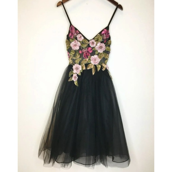 PATBO Patricia Bonaldi Floral Beaded Bustier Dress - Picture 5 of 9